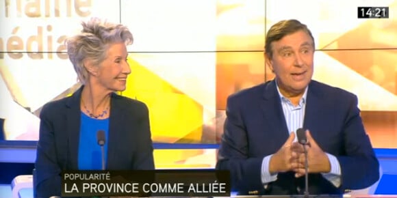 Michel Drucker, Pierre Bellemare, Danièle Gilbert et Jean-Pierre Foucault étaient les invités de La semaine des médias, dimanche 27 octobre.
