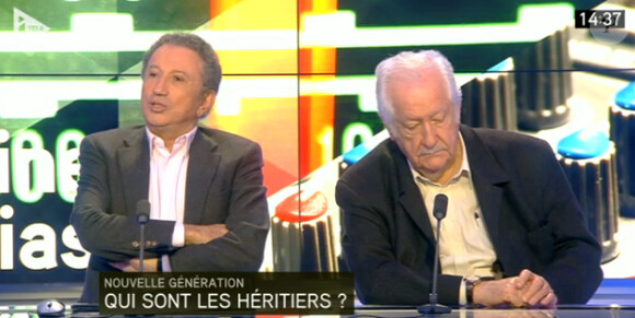 Michel Drucker, Pierre Bellemare, Danièle Gilbert et Jean-Pierre Foucault étaient les invités de La semaine des médias, dimanche 27 octobre.