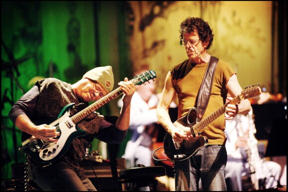Lou Reed en concert à Stockholm le 9 juillet 2008.