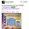 Thomas Vergara poste un ticket Cash gagnant : "Et bimmmmmmmm!!!'omg !!! @leonnaboo"