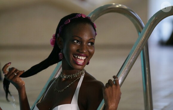 Hanniel Jamin (Miss Ghana) - Les participantes à Miss Univers 2013 en shooting photo à Moscou, le 28 octobre 2013