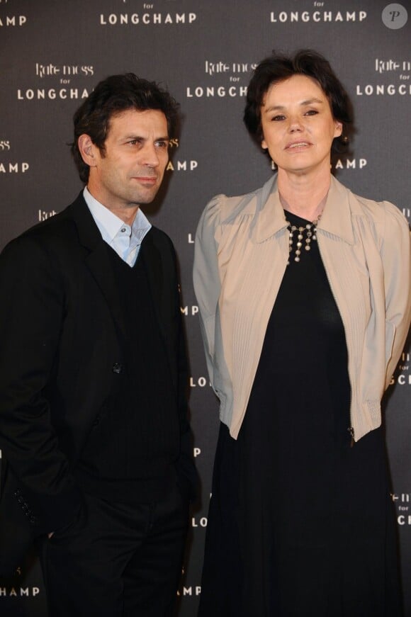 Claire Nebout et Frédéric Taddeï en janvier 2010 à Paris