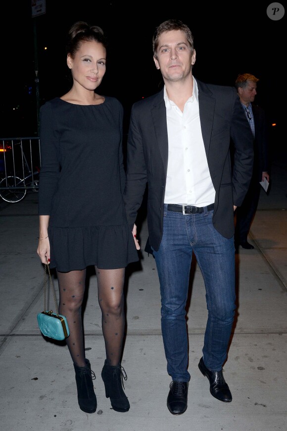 Rob Thomas, Marisol Thomas lors d'une première de Diana à New York, le 30 octobre 2013.