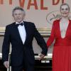 Roman Polanski et Emmanuelle Seigner lors du Festival de Cannes le 25 mai 2013 et la présentation de La Vénus à la fourrure