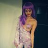 Miley Cyrus s'est encore lâchée pour Halloween en se déguisant en Lil' Kim, le 30 octobre 2013.