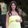 Exclusif - Jennifer Love Hewitt lors de sa baby shower à Bel-Air, le 13 octobre 2013.