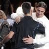 Présent pour les demi-finales du Masters de Paris-Bercy avec sa femme Helena Seger et ses enfants Maximilian et Vincent, Zlatan Ibrahimovic a donné le 2 novembre 2013 un aperçu de son potentiel tennistique avec la complicité de Novak Djokovic, tombeur de Roger Federer