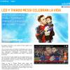 Lionel Messi et son fils Thiago célèbrent la vie : une campagne de sensibilisation sous l'égide de l'UNICEF, à l'automne 2013