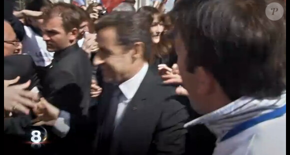 Extrait du documentaire de Farida Khelfa, "Campagne intime", sur l'intimité de Nicolas Sarkozy et de son épouse Carla. Ce dernier sera diffusé le 5 novembre à 20h50 sur D8.