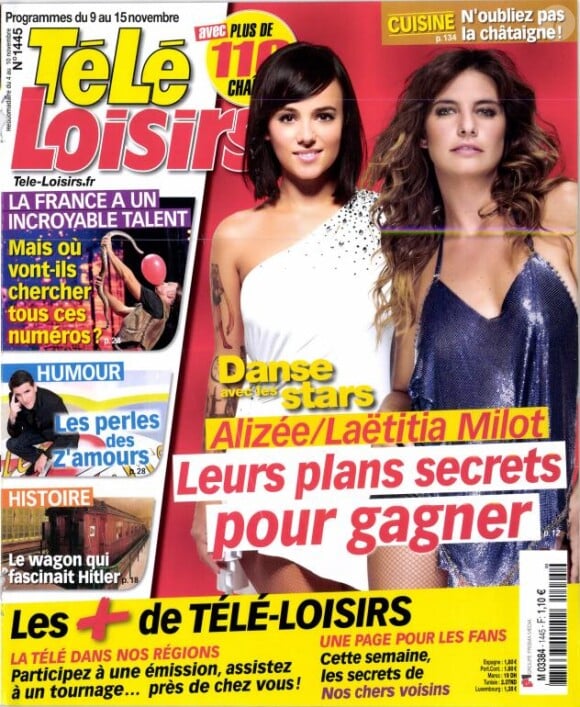 Magazine Télé Loisirs du 9 novembre 2013.