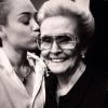 Miley Cyrus avec sa grand-mère, le 5 novembre 2013.