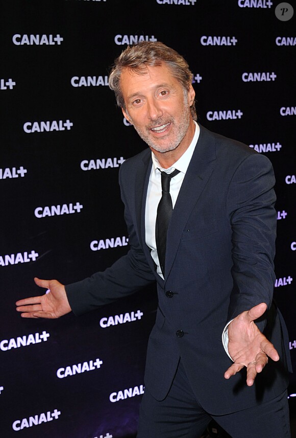 Antoine De Caunes lors de la soirée de rentrée Canal + à Paris, le 28 août 2013
