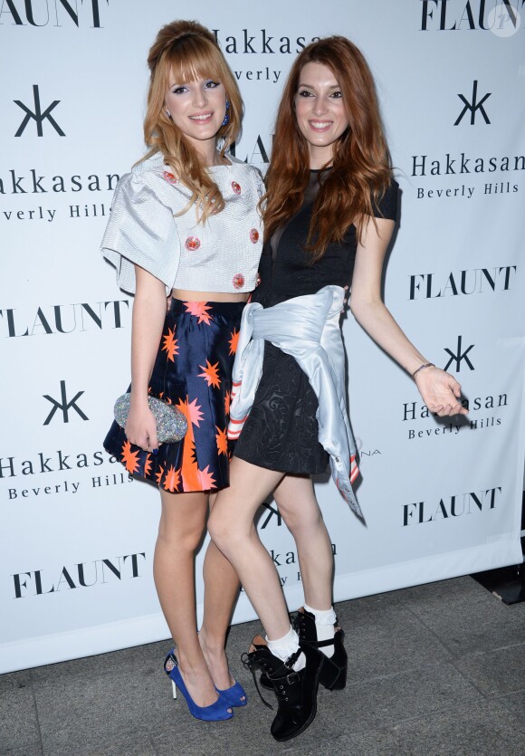 Bella Thorne et Kaili Thorne lors de la soirée Flaunt Magazine à Los Angeles, le 7 novembre 2013.