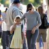 Jennifer Garner avec sa fille Violet à Santa Monica, le 7 novembre 2013.