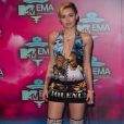 Miley Cyrus lors des MTV Europe Music Awards au Ziggo Dome à Amsterdam, le 10 novembre 2013.