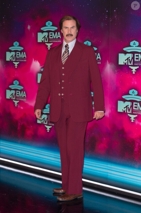 Will Ferrell lors des MTV Europe Music Awards au Ziggo Dome à Amsterdam, le 10 novembre 2013.