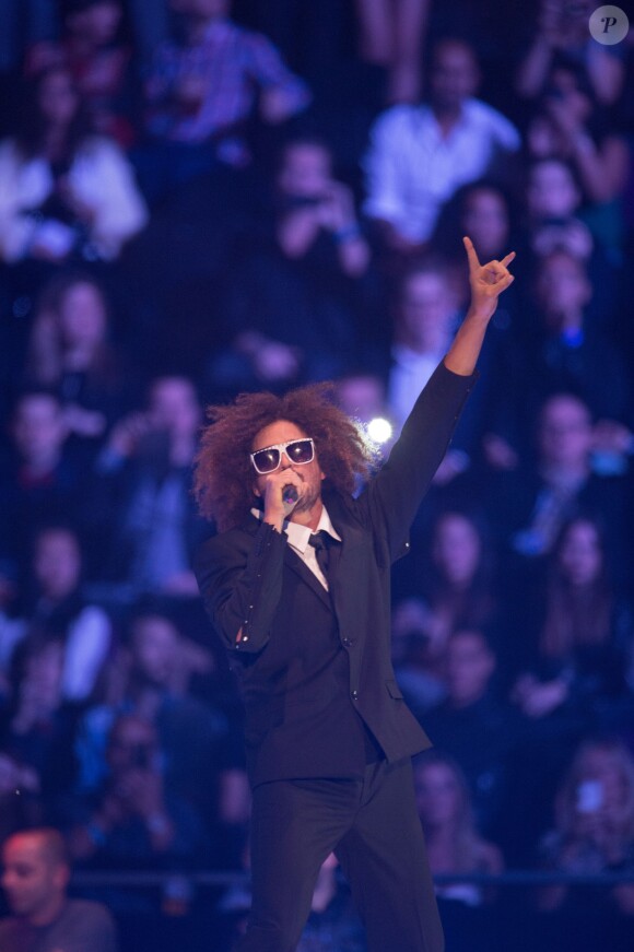 Redfoo sur scène lors des MTV European Music Awards (EMA) 2013 au Ziggo Dome à Amsterdam, le 10 Novembre 2013.