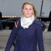 Geneviève Sabourin arrive au tribunal de New York le 12 novembre 2013 pour son procès qui l'oppose à l'acteur Alec Baldwin.