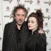 Tim Burton et Helena Bonham Carter à Londres le 13 mars 2013