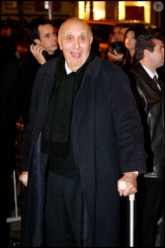 Pierre Tchernia au Fouquet's, à Paris, en février 2008.