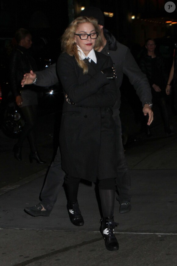 Madonna à New York, le 8 novembre 2013.