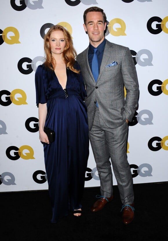 Kimberly Brook, James Van Der Beek lors de la soirée GQ Men Of The Year Party 2013 à Los Angeles, le 12 novembre 2013.
