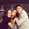 Tal a retrouvé son amie Alizée et le danseur de Danse avec les stars 4, Grégoire Lyonnet.