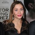 Isabella Orsini (enceinte) lors de l'avant-première du film Victor "Young" Perez à Paris le 14 novembre 2013