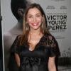 Isabella Orsini (enceinte) lors de l'avant-première du film Victor "Young" Perez à Paris le 14 novembre 2013