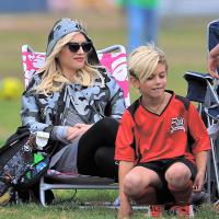 Gwen Stefani, enceinte : Spectatrice stylée du match de football de son Kingston