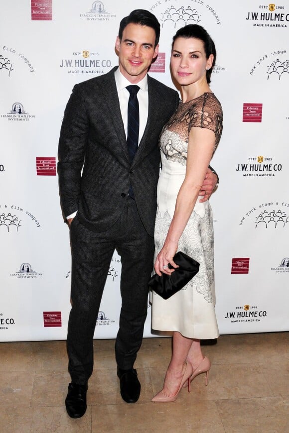 Julianna Margulies et son mari Keith Lieberthal lors du gala New York Stage and Film à l'hôtel Plaza de New York le 17 novembre 2013