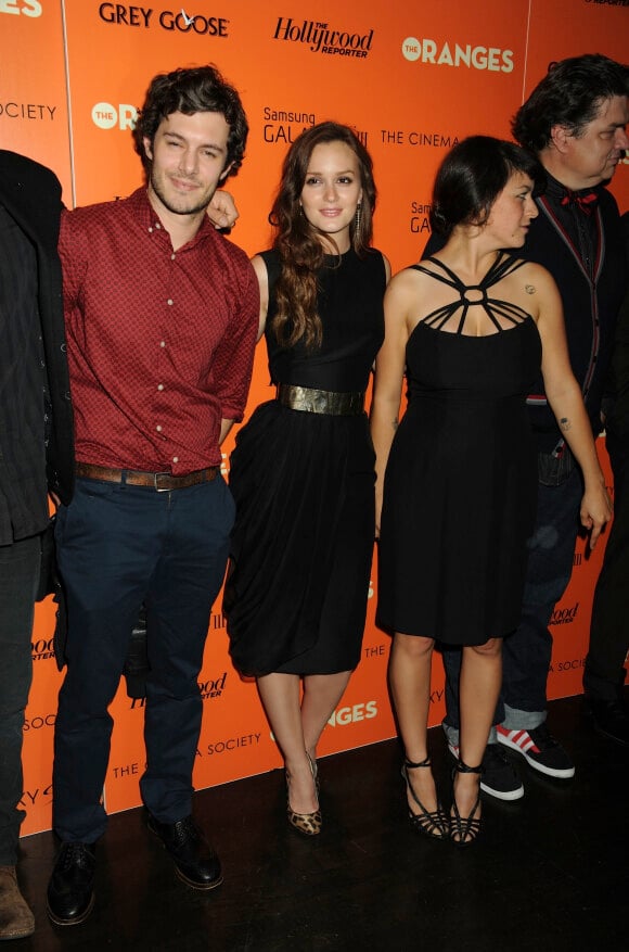 Adam Brody et Leighton Meester pour The Oranges en septembre 2012