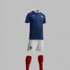 La nouvelle tenue de l'équipe de France pour la coupe du monde au Brésil à l'été 2014