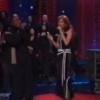 Céline Dion sur le plateau du Tonight Show en 2004.