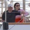 Exclusif - Rupert Murdoch et son ex-femme Wendi à Saint-Barthelemy, le 20 mars 2013