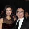 Rupert Murdoch et Wendi Murdoch à Hollywood le 24 fevrier 2013