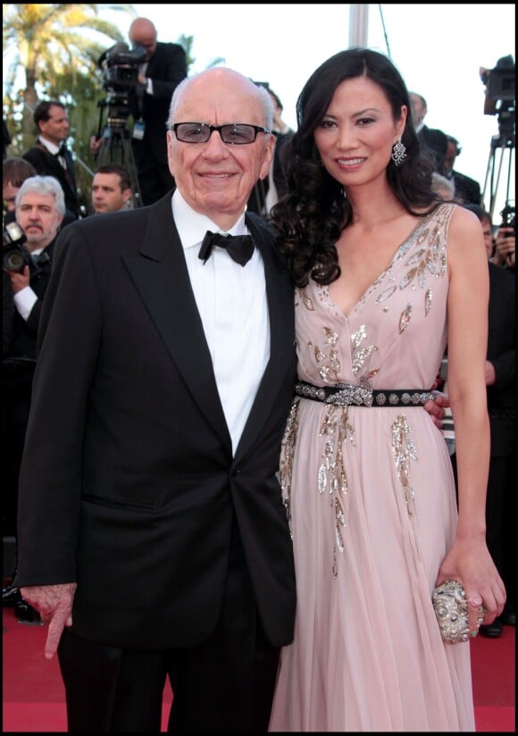 Rupert Murdoch et Wendi Murdoch à Cannes le 16 mai 2011.