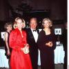 Rupert Murdoch avec sa fille Elizabeth et son ex-femme Anna le 29 juillet 1998.