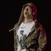 Eminem en concert au "Reading Festival 2013" au Royaume-Uni. Le 24 août 2013