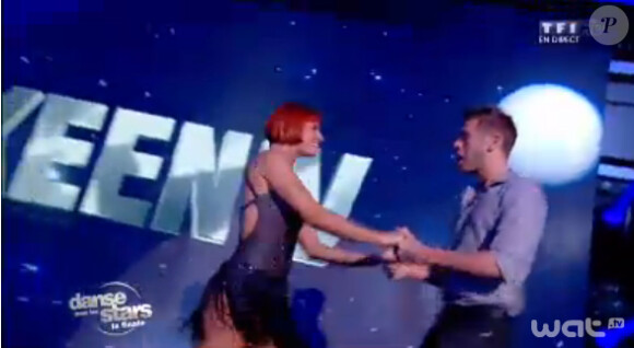 Keen'V lors de la finale de Danse avec les stars 4 sur TF1 samedi 23 novembre 2013