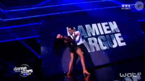 Damien Sargue lors de la finale de Danse avec les stars 4 sur TF1 samedi 23 novembre 2013