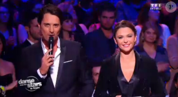 Vincent Cerutti et Sandrine Quétier lors de la finale de Danse avec les stars 4 sur TF1 samedi 23 novembre 2013
