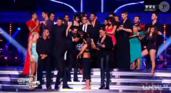 Alizée remporte Danse avec les stars 4 avec 55% des votes devant Brahim Zaibat (45%) lors de la finale de Danse avec les stars 4 sur TF1 le samedi 23 novembre 2013