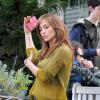 Jennifer Lopez sur le tournage de "The Boy Next Door" à Los Angeles, le 23 novembre 2013.