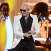 Pitbull sur la scène des 41e American Music Awards au Nokia Theatre de Los Angeles, le 24 novembre 2013.