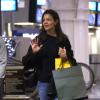 Exclusif - Katie Holmes arrive à l'aéroport du Cap en Afrique du Sud, le 19 novembre 2013, pour le tournage du film The Giver.