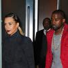 Kim Kardashian et Kanye West à New York le 23 novembre 2013