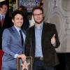 Seth Rogen accompagne James Franco lorsqu'il reçoit son étoile sur le Walk of Fame à Los Angeles le 7 mars 2013