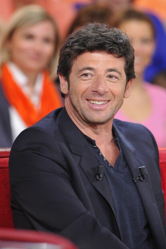 Patrick Bruel lors de l'enregistrement de l'émission "Vivement Dimanche" à Paris le 20 mars 2013, diffusée le 24 mars