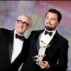 Martin Scorsese et Leo DiCaprio à Marrakech, le 9 décembre 2007.